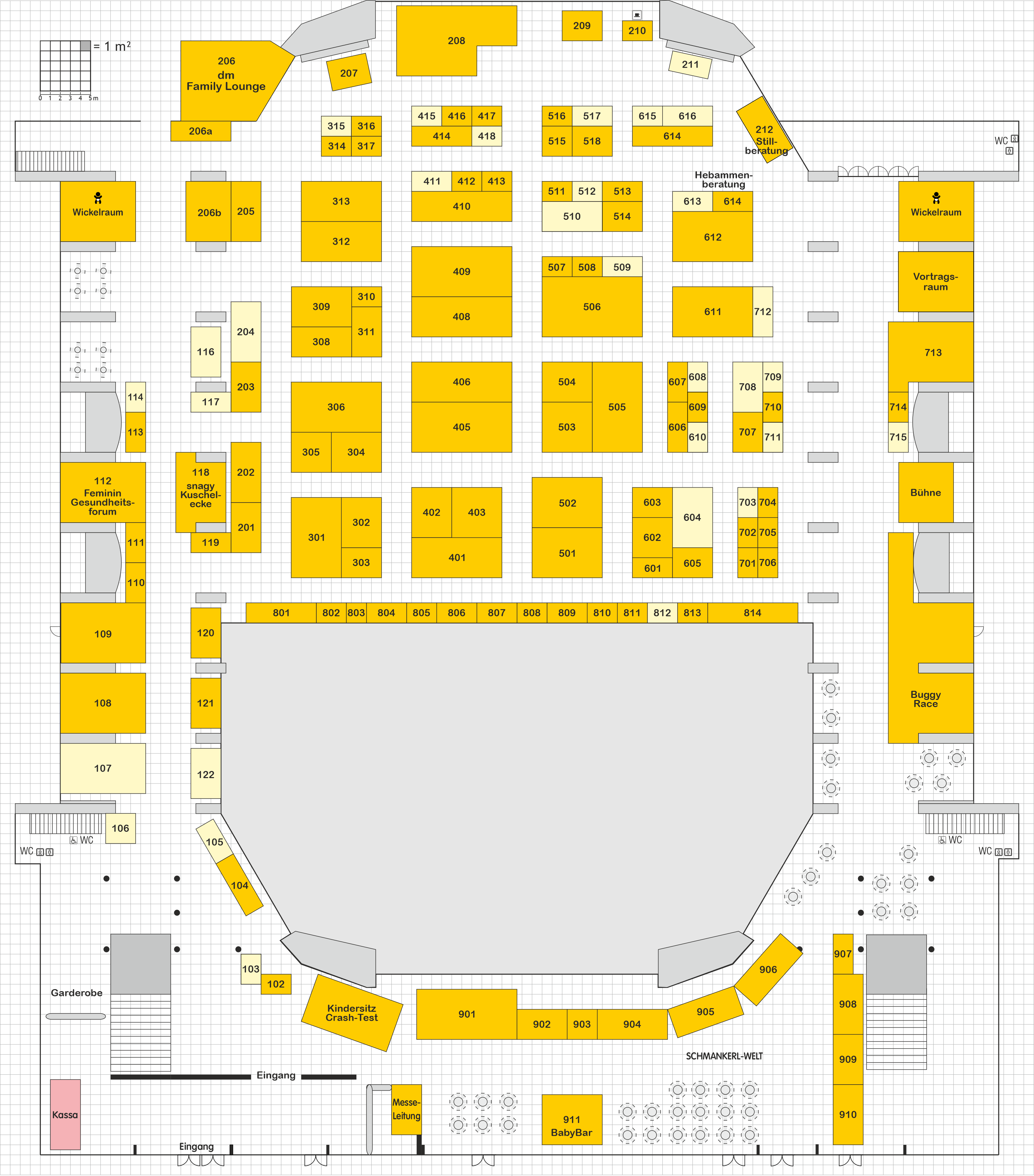 Hallenplan BabyExpo Wien